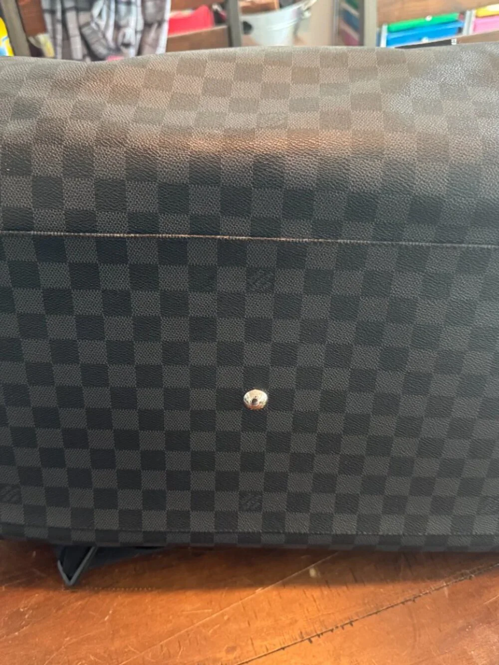 Louis Vuitton Roadster 50 Damier Graphite Weekender Travel Bag